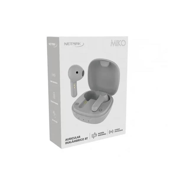 NETMAK AURICULAR BLUETOOTH IN-EAR /BLANCO / NM-MIKO-W