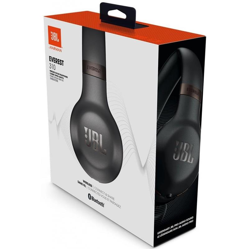 JBL AURICULAR EVEREST 310 ON-EAR BLUETOOTH - GUN METAL (OUTLET)