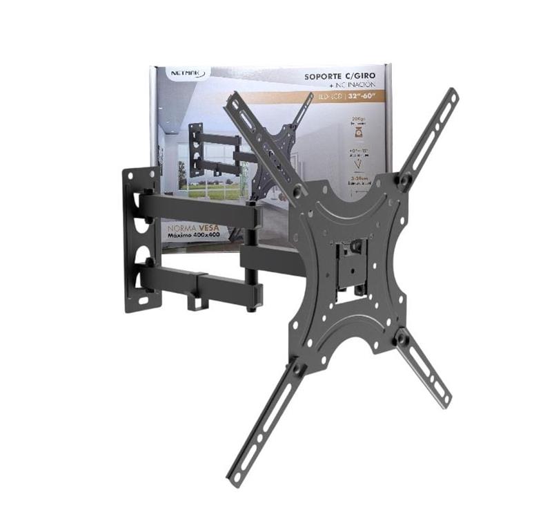 NETMAK SOPORTE TV/MONI 32"- 60" BRAZO ARTICULADO NM-ST36
