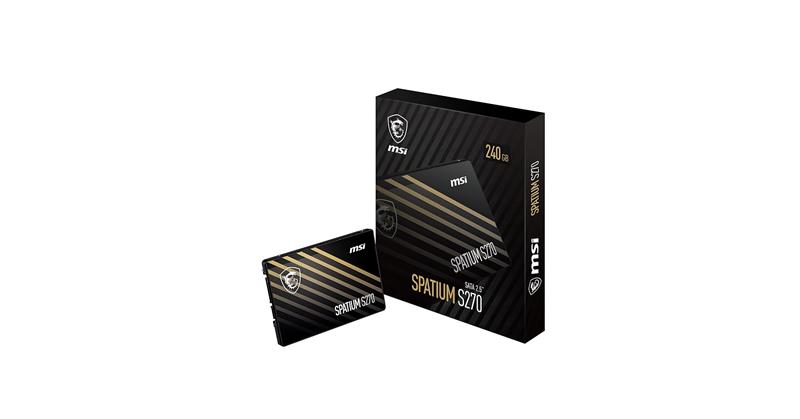 DISCO SSD 240 GB SATA III 2.5" MSI SPATIUM S270