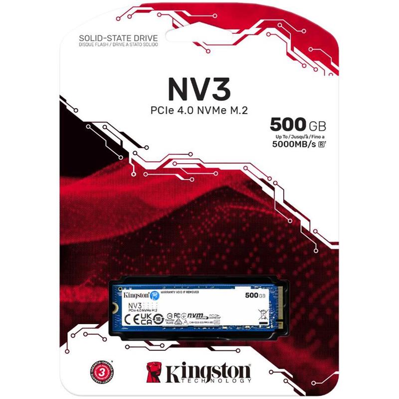 DISCO SSD 500 GB NV3 PCIe NVME M.2 KINGSTON