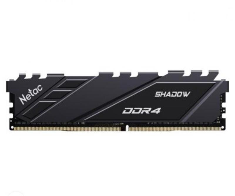 DDR4 8 GB 3200MHZ SHADOW III BLACK C16 NETAC (DISIPADOR)