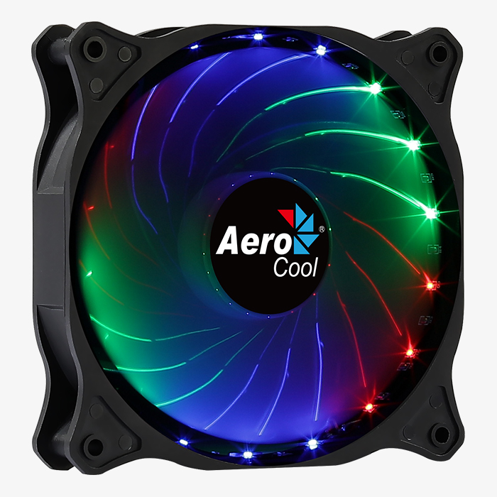 COOLER FAN AEROCOOL COSMO 12 FRGB/MOLEX/ 120MM X 120MM
