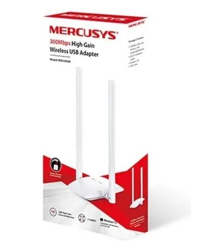 MERCUSYS WIFI USB MW300UH DOBLE ANTENA 5DBI MW300UH