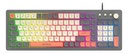 NETMAK TECLADO GAMER RETROILUMINADO USB NM-TM32