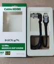 KELYX CABLE HDMI KELYX 1.5 MTS M-M V1.4 FICHA 360º