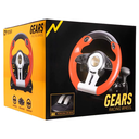 NOGA NET VOLANTE NOGANET GEARS C/PEDALERA PS3/PS4/PC/XBOX ONE/SWITCH VIBRACION  ROT. 180º