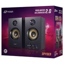 NOGA NET PARLANTE NOGANET 2.0 20W BLUETOOTH - RCA - MADERA - 220V - SPYDER