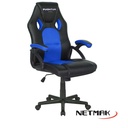 NETMARK SILLA GAMER NETMAK - NEGRA / AZUL - PHONTUM