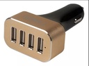 NOGA NET CARGADOR USB - AUTO NOGANET 4 BOC 9.6A  ALUMINIO