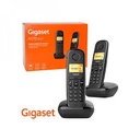 GIGASET TELEFONO INALAMBRICO GIGASET  A170 DUO BLACK - 2 BASES