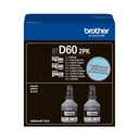 BOTELLA BROTHER BTD-60BK PACK X 2U 6,500PAG NEGRO