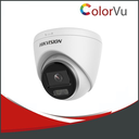 CÁMARA HIKVISION COLOR VU FULL HD 2MP. DOMO PLASTICO INTERIOR.LENTE 2.8MM. IR HASTA 20M