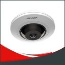 CAMARA FISHEYE 180° HIKVISION 5MP,LENTE 1.05MM,IR 8MTS,SD 256GB,MICROFONO,ALARM IN 1/ OUT 1,POE.