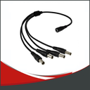 ADAPTADOR ALIMENTACIÓN 1 MACHO A 4 HEMBRA DE 2,1MM