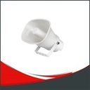 PARLANTE ANALOGICO HIKVISION DE 30W, TIPO BOCINA, IP65, COLOR BLANCO.
