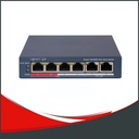 SWITCH HIKVISION ADMINISTRABLE, 4 PUERTOS POE 100MB, 2 PUERTO DE 100MB, 802.1Q VLAN.