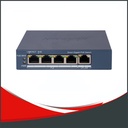 SWITCH HIKVISION GIGABIT ADMINISTRABLE,4 PUERTOS POE + 1 UPLINK GIGA,MANEJO DE VLAN,POE EXTENDIDO.