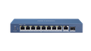 SWITCH HIKVISION,NO ADMIN,8 PUERTOS POE GIGABIT+1 PUERTO GIGABIT UPLINK+1 PUERTO GIGABIT SFP FIBRA.