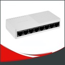 SWITCH PLASTICO HIKVISION DE 8 PUERTOS GIGABIT, DISEÑO SIMPLE Y COMPACTO.