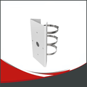 SOPORTE DE COLUMNA HIKVISION PARA CAMARAS DE PATENTE DE ACERO INOXIDABLE ANTOCORROSION.. MEDIDAS: 127 mm × 46 mm × 250 m