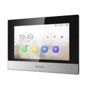 PANTALLA TÁCTIL A COLOR DE 7" HIKVISION HIBRIDA, WIFI , ETHERNET RJ45, RESOLUCION 1024X600.