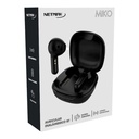NETMAK AURICULAR BLUETOOTH IN-EAR /NEGRO / NM-MIKO