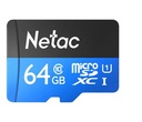 MEMORIA MICROSD 64GB CLASE 10 NETAC P500 STANDAR C/ADAPTER