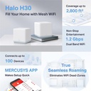 MERCUSYS WIFI AP MESH HALO H30 AC1200 (PACK 2)